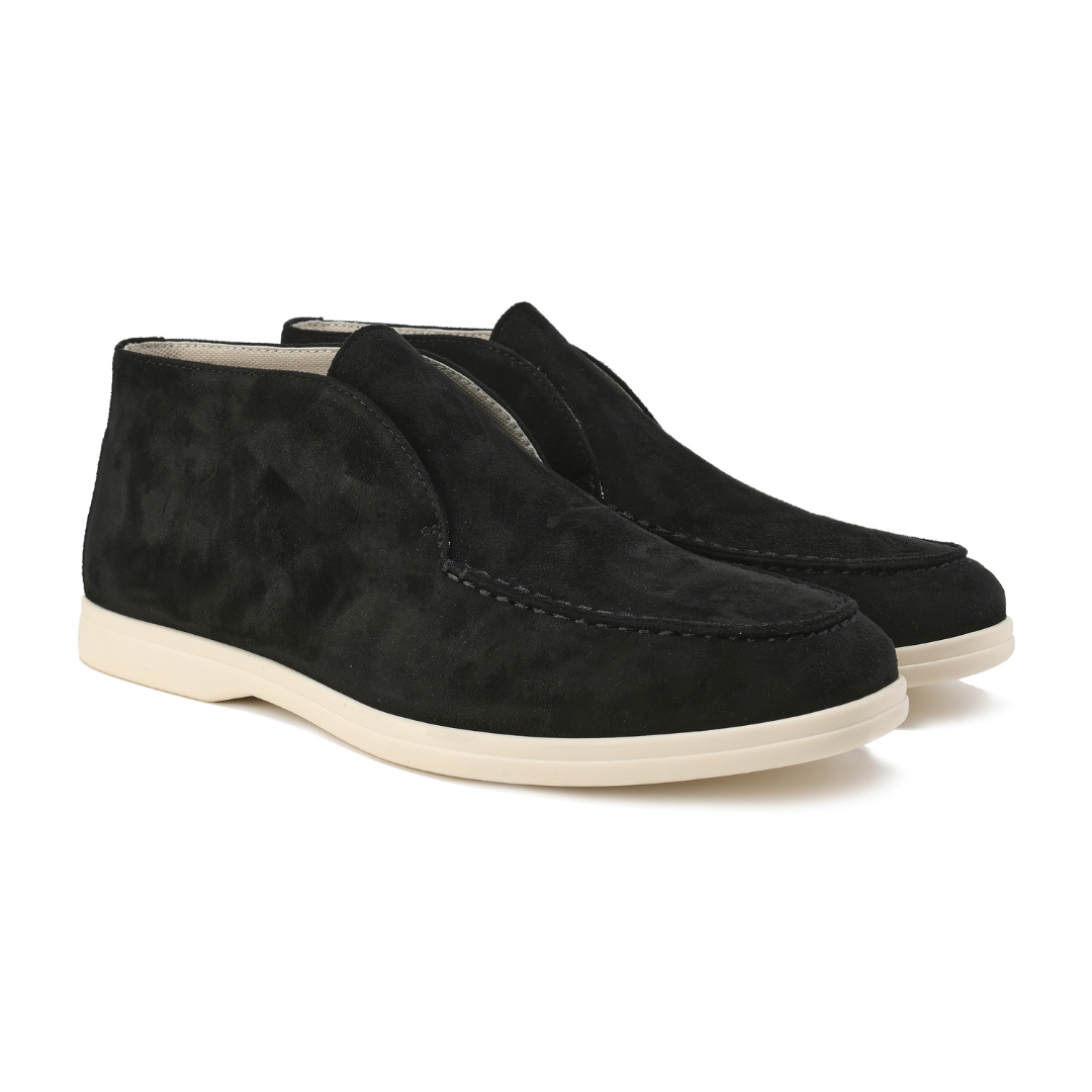 Mocassins hauts en daim Volamouré