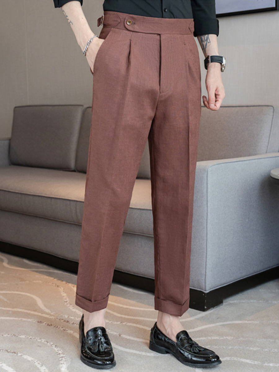 Pantalon en lin Volamouré