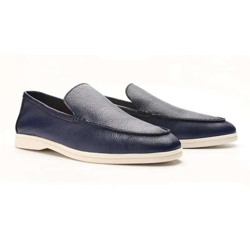 Mocassins en cuir de vachette