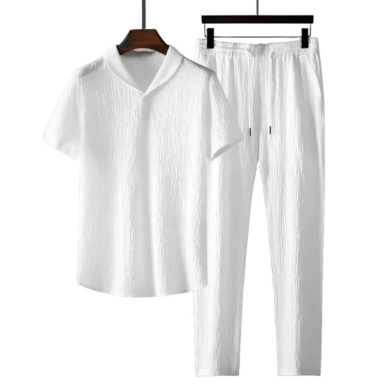 Polo et pantalon en coton