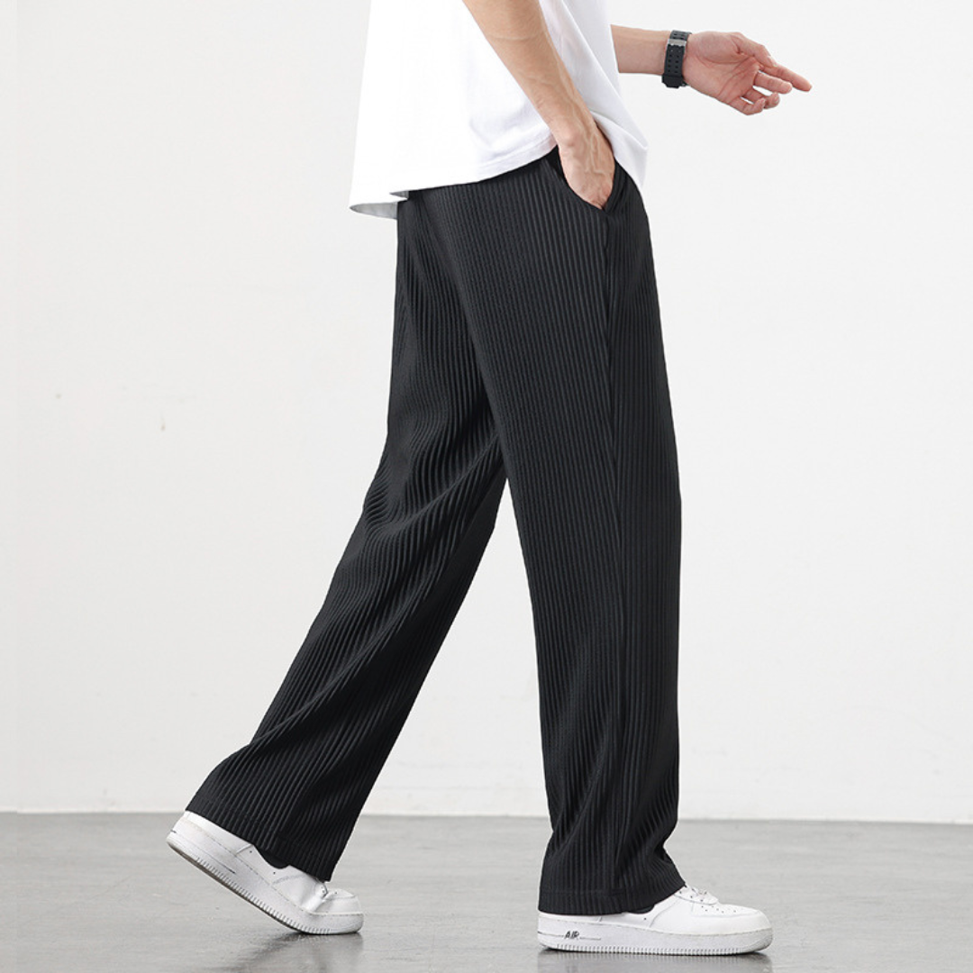 Pantalon en coton côtelé