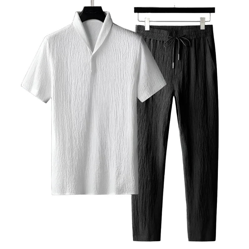 Polo et pantalon en coton