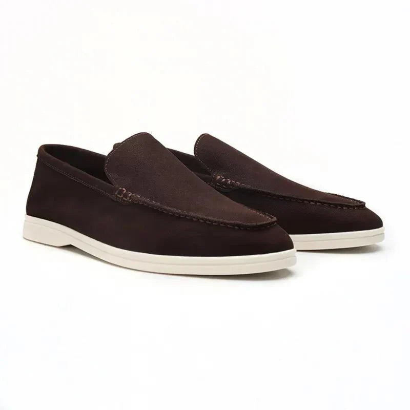 Mocassins en cuir de vachette