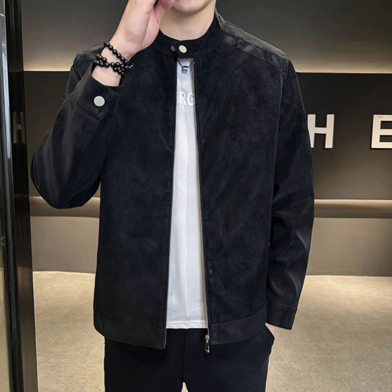 Veste en daim et cuir Estate