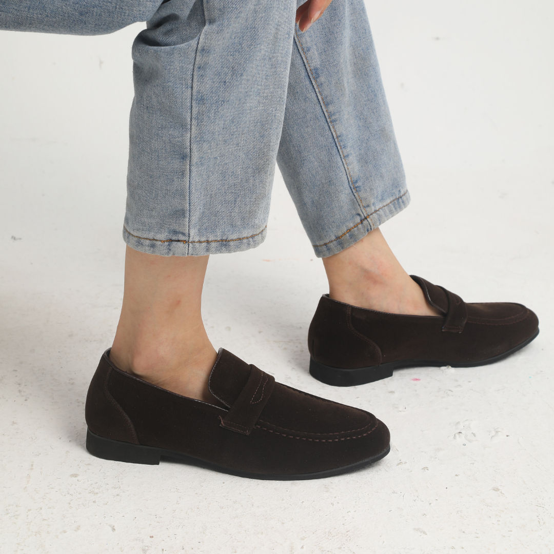 Mocassins en daim Arcélien
