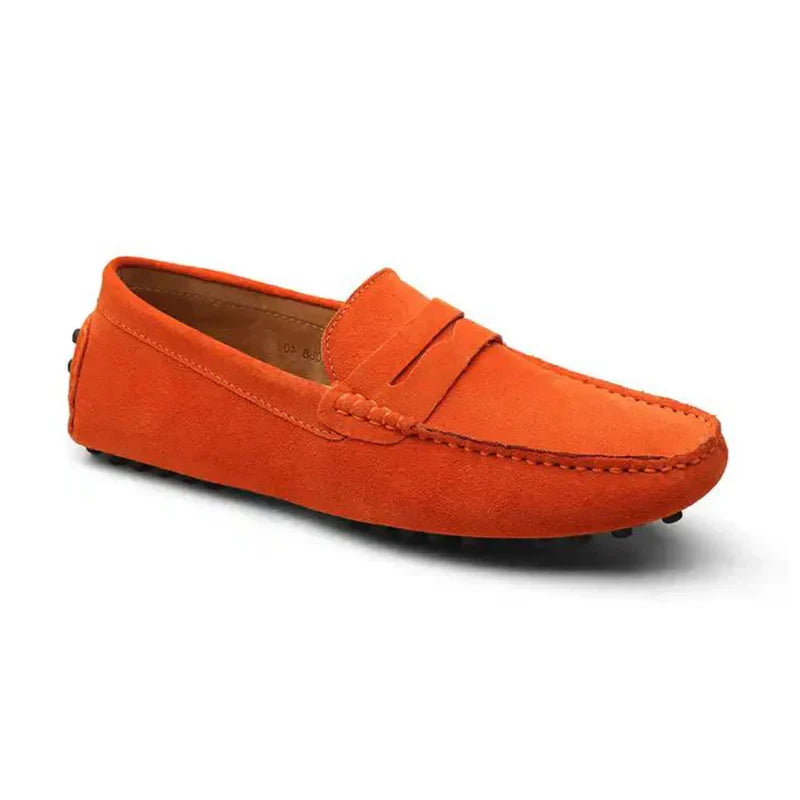 Mocassins en daim