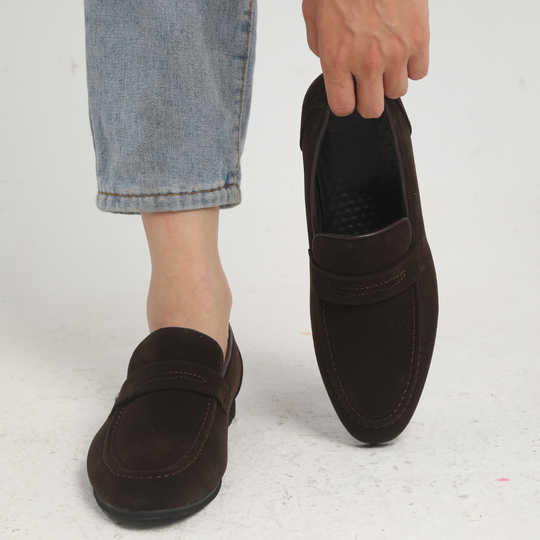 Mocassins en daim Arcélien