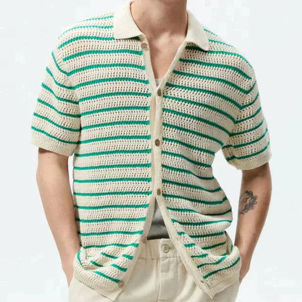 Marbella - Chemise boutonnée en tricot