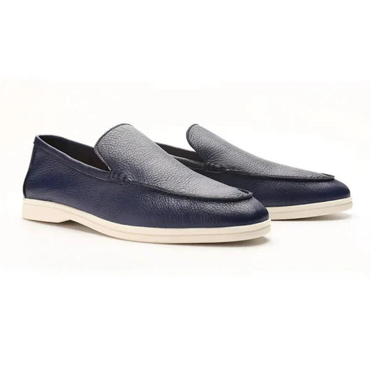 Mocassins en cuir de vachette