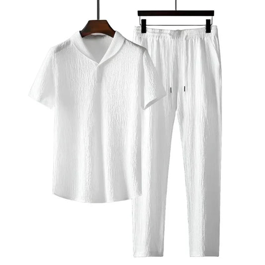 Polo et pantalon en coton